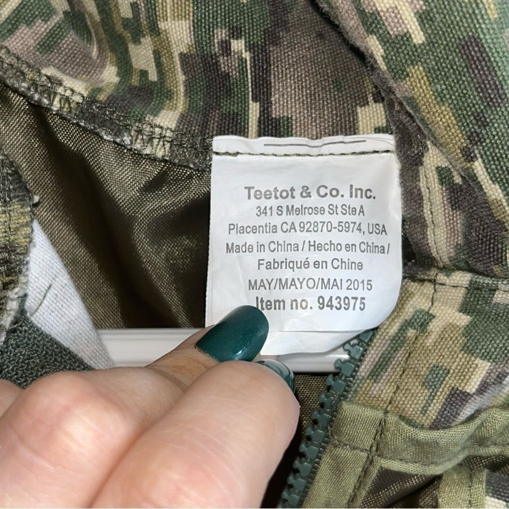 Teetot & Co Army Special Forces Camo Jumpsuit - Picture 4 of 9